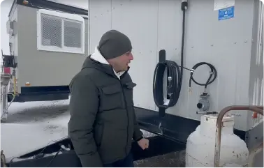 Empire heater inside an Excel Trailers office trailer Empire heater inside an Excel Trailers office trailer