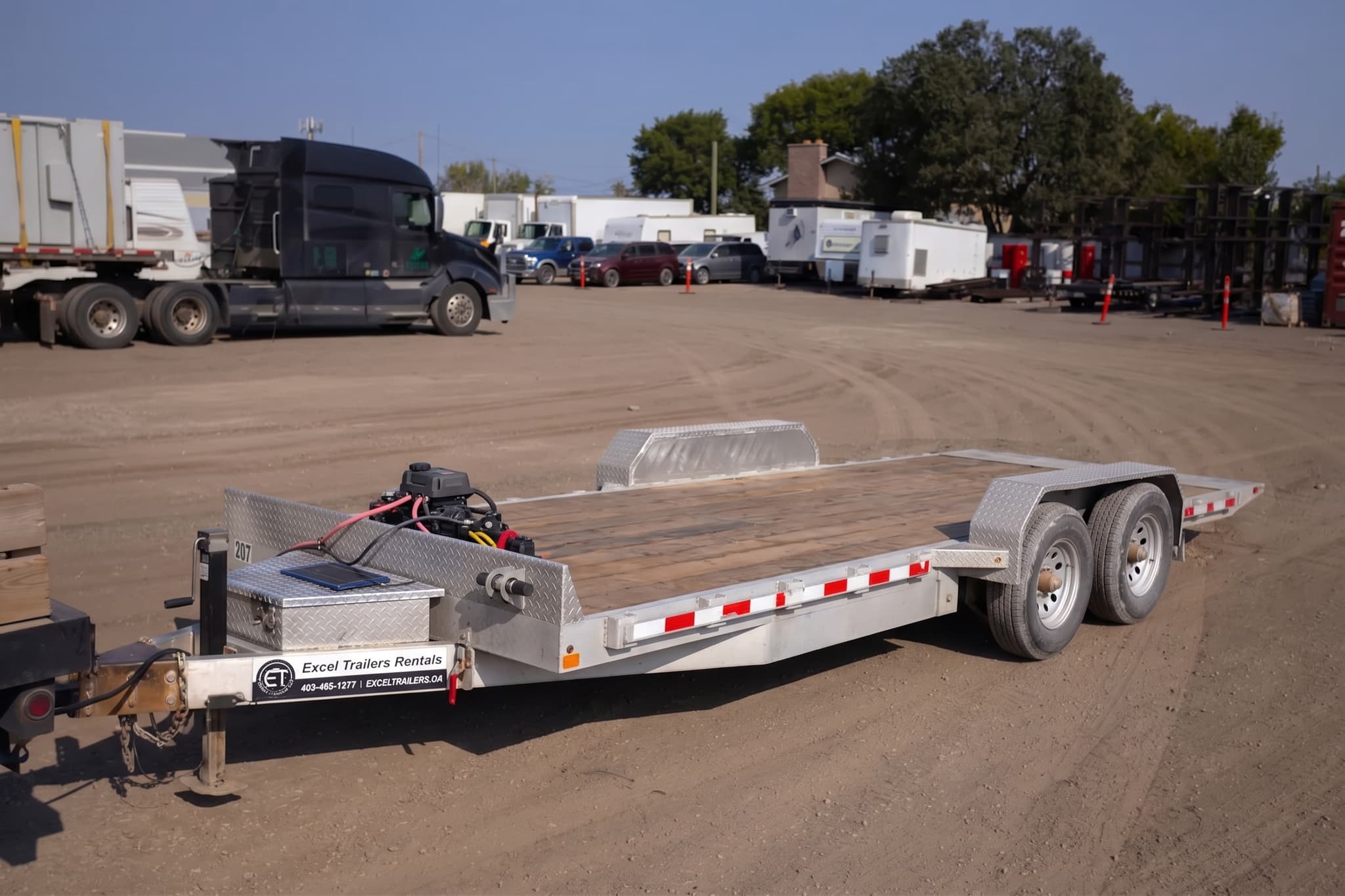 Flat Deck & Deckover Trailer Rental Calgary Flat Deck & Deckover Trailer Rental Calgary
