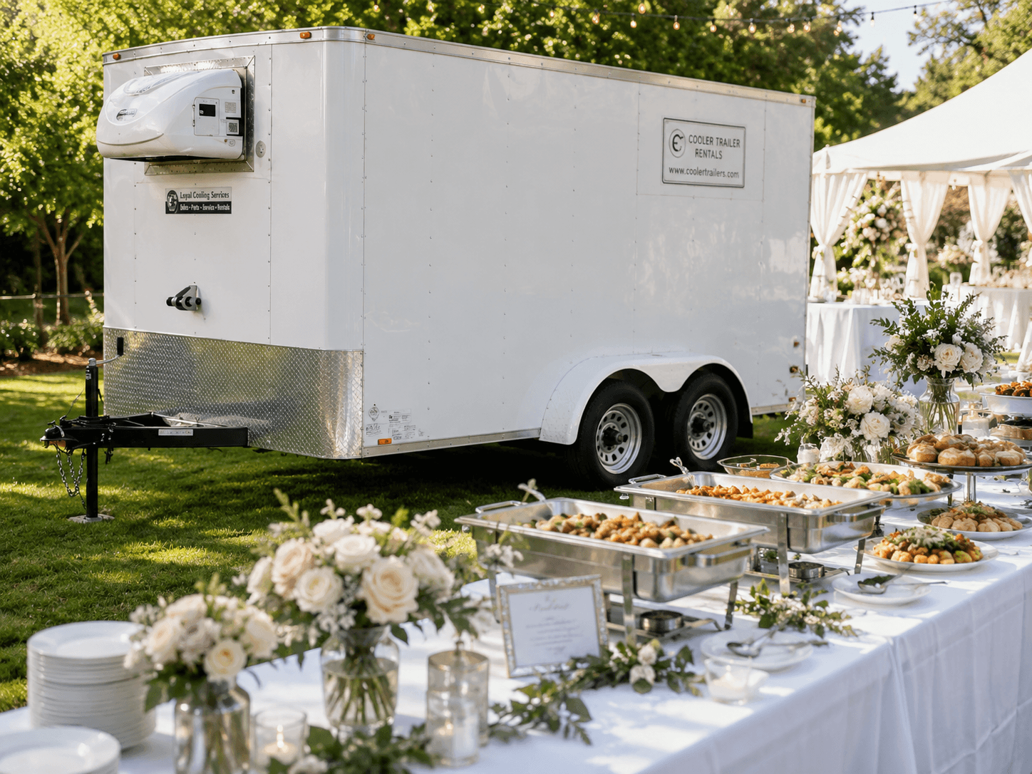 Cooler Trailers for Events & Weddings