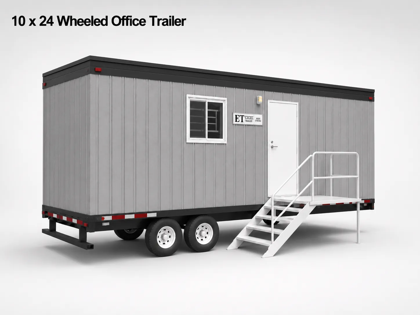 10'x24' Wheeled Office Trailer
