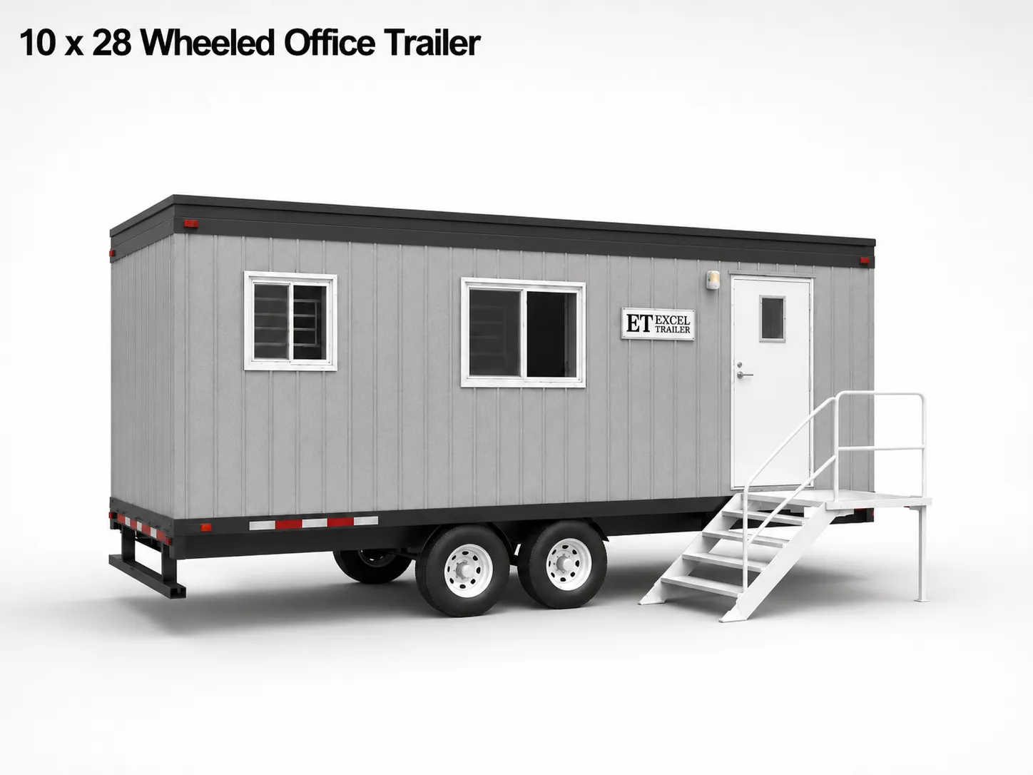 10'x28' Wheeled Office Trailer