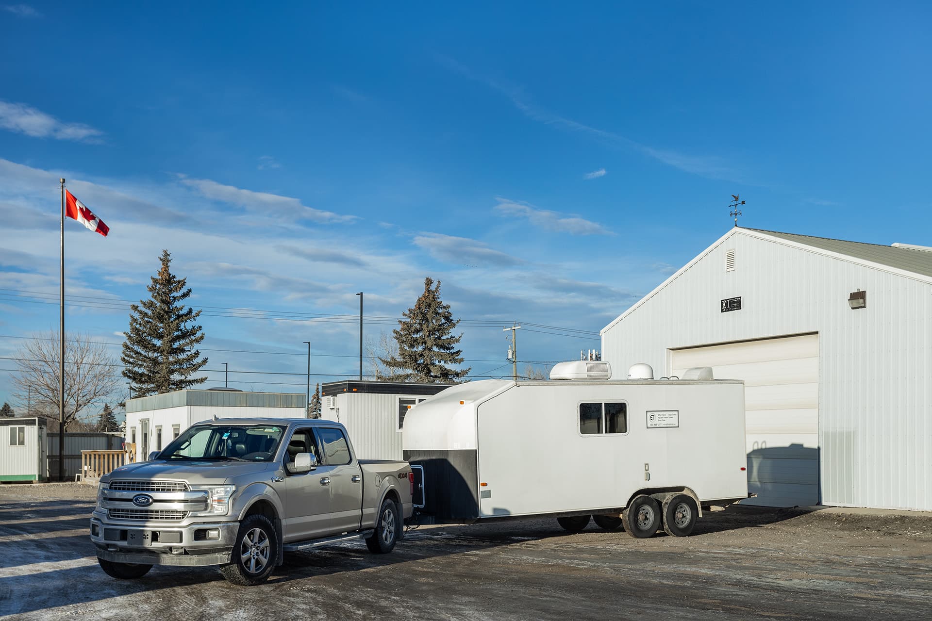 Wheeled Office Trailer - Main View Wheeled Office Trailer - Main View