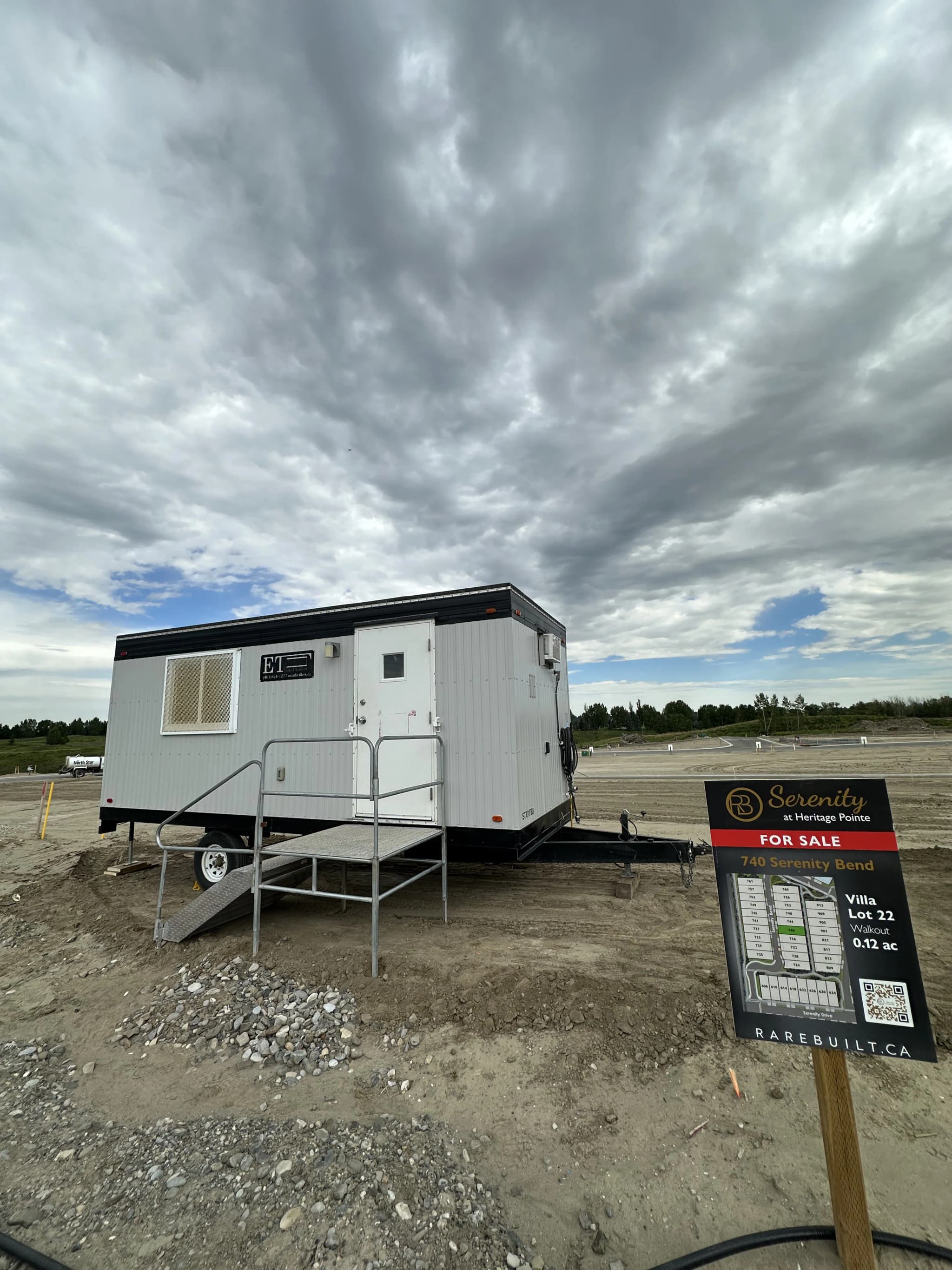 Used office trailer ready for site