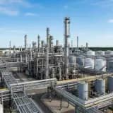 Oil and gas facility in Alberta