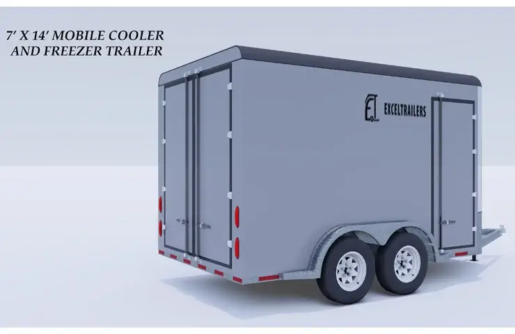 7’x14’ Mobile Cooler and Freezer Trailer